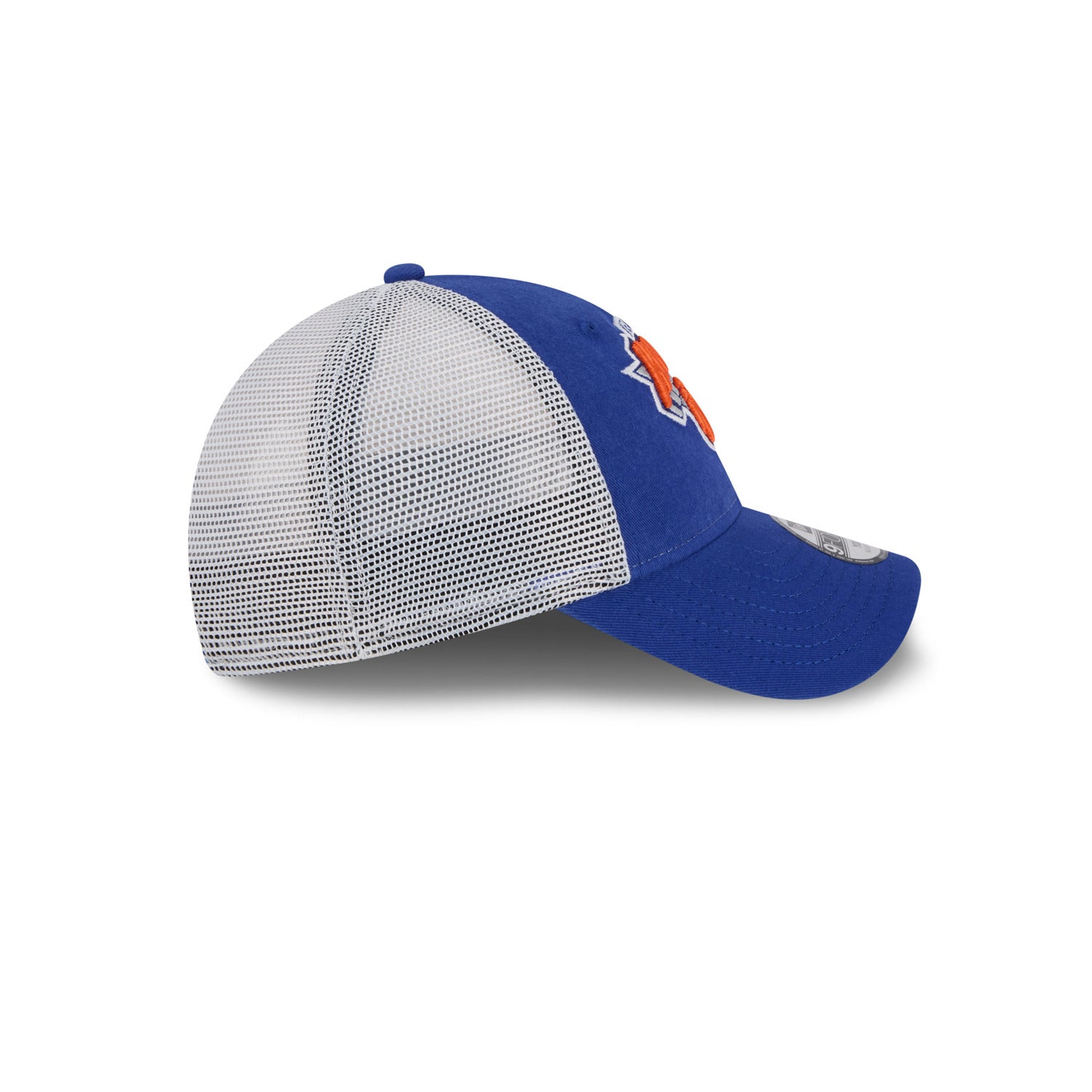 Youth New Era Knicks Royal 940 Trucker Adjustable - Side View