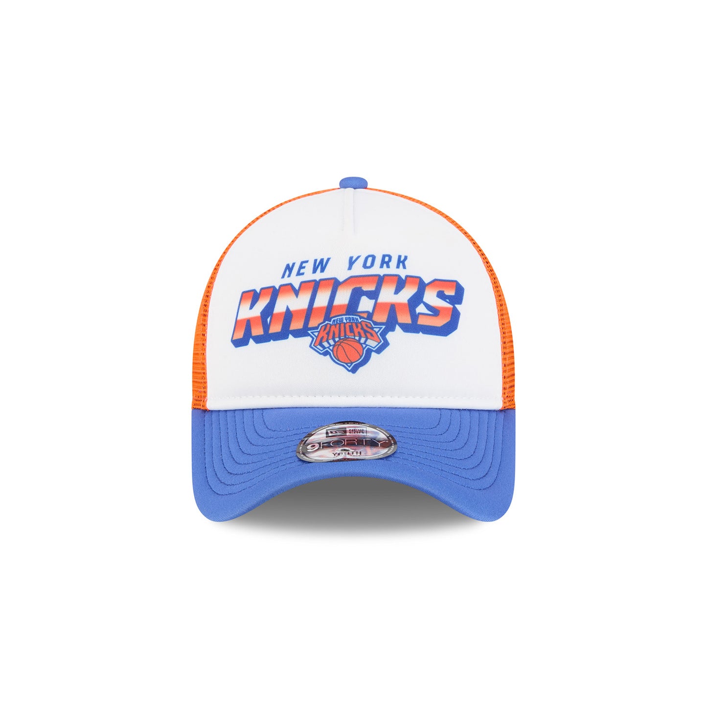 Toddler New Era Knicks Streak 940 A Frame Adjustable - Front View