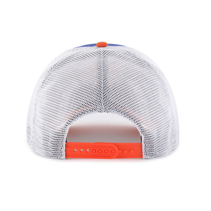 Youth '47 Brand Knicks Royal Double Header Stripe Hitch Snapback - Back View