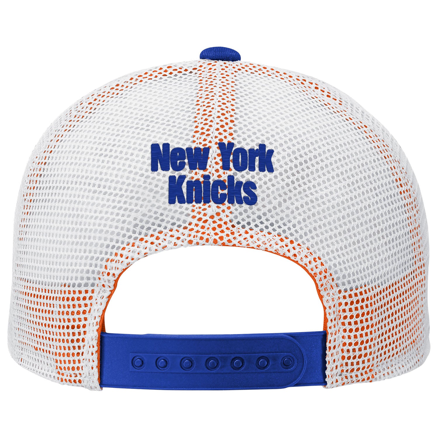 Youth Knicks Core Lockup Meshback Adjustable Hat - Back View