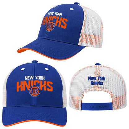 Youth Knicks Core Lockup Meshback Adjustable Hat - Full View