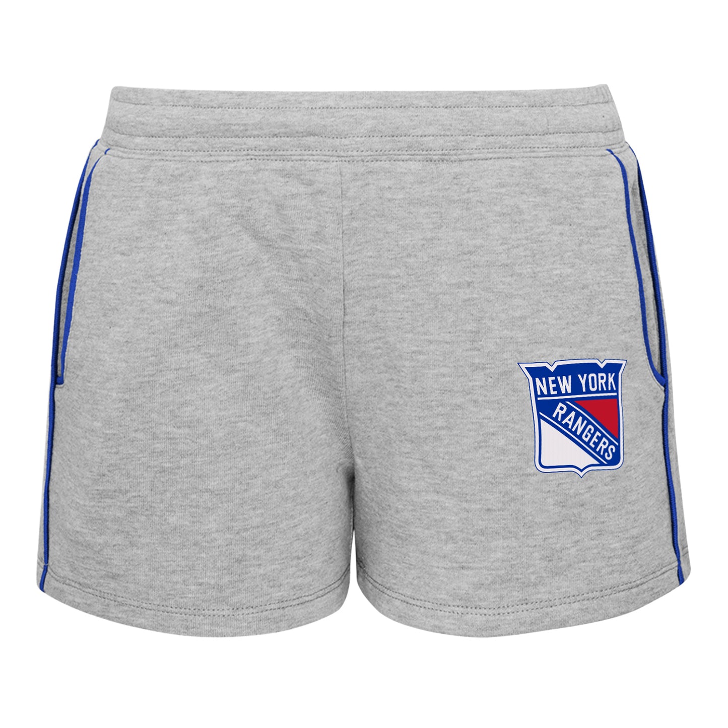 Infant Knicks Chase Your Goals Top & Short Set In Grey - Front View