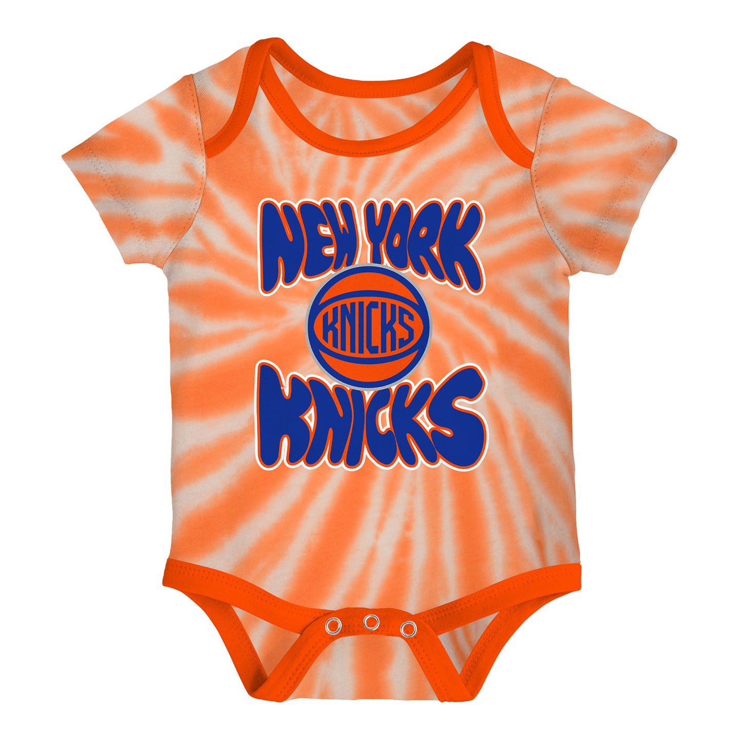 Infant Knicks 2 Pack Tie Dye Creeper In Orange - Front View