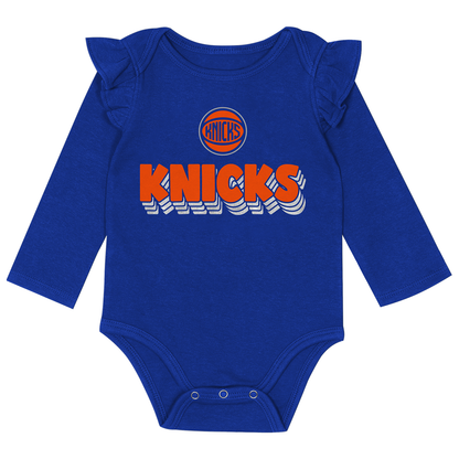 Infant Knicks Pump Fake 3 Piece Creeper Set - Front View