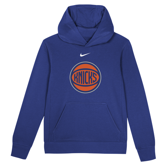 Nike Toddler Knicks Ball Logo Club Hoodie - Front View