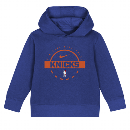 Nike Toddler Knicks Team Logo Club Fleece and Sweatpants Set - Front Sweatshirt View