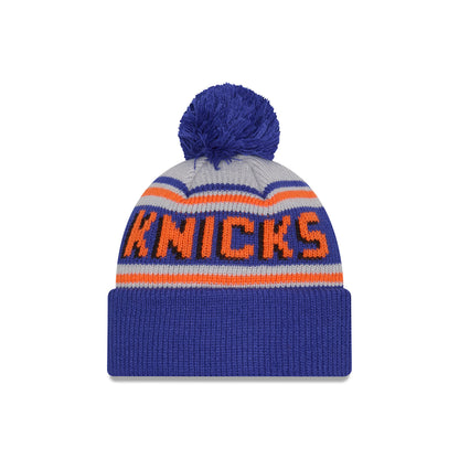 Youth New Era Knicks Wordmark Knit Pom - Back View