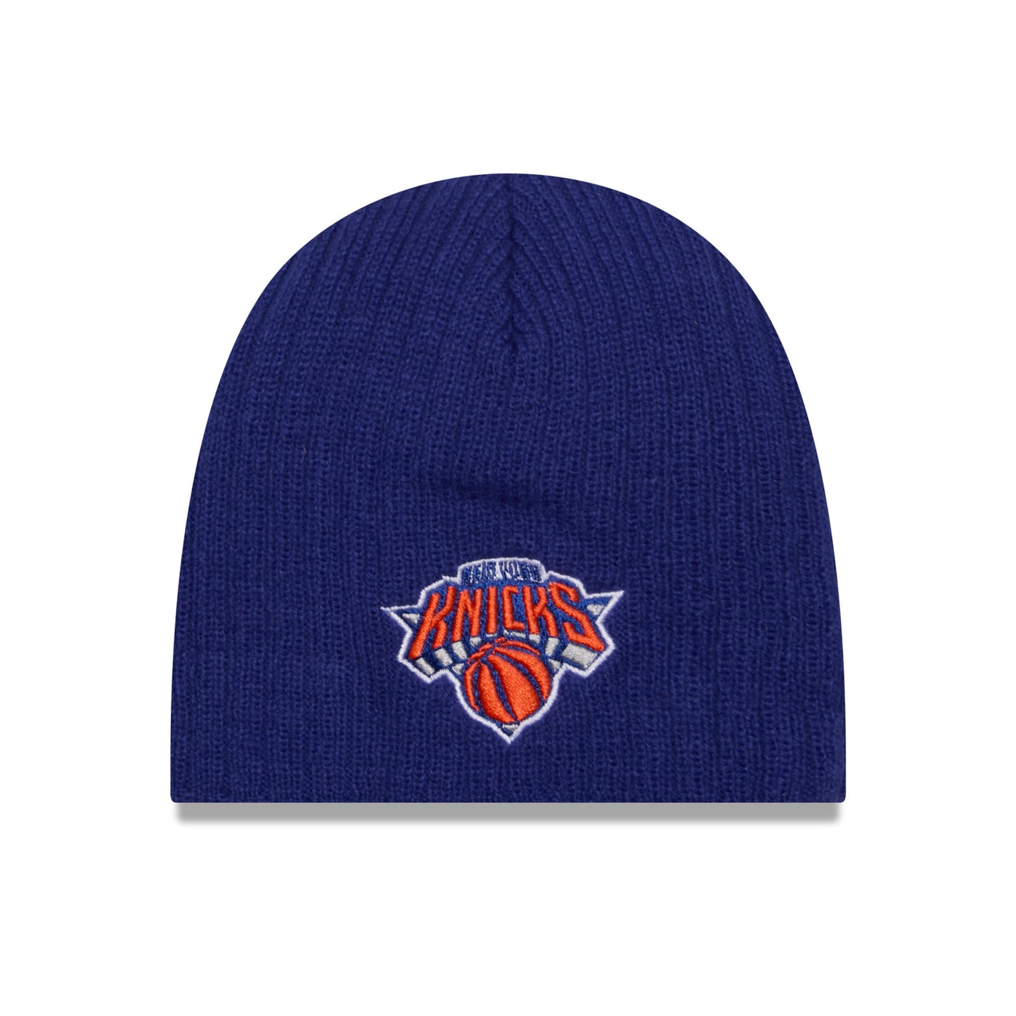 Infant New Era Knicks Royal Beanie - Front View