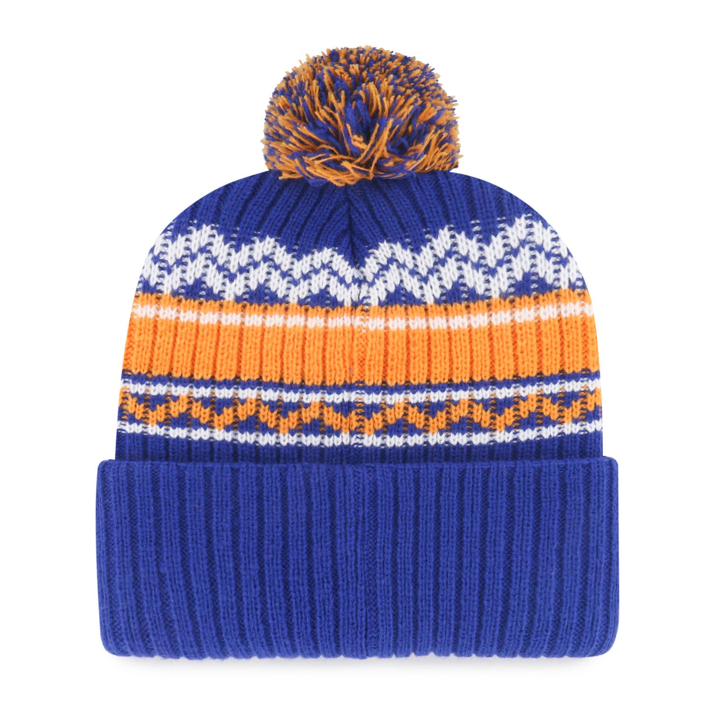 Youth '47 Brand Knicks Royal Polar Vortex Pom Cuff Knit - Back View