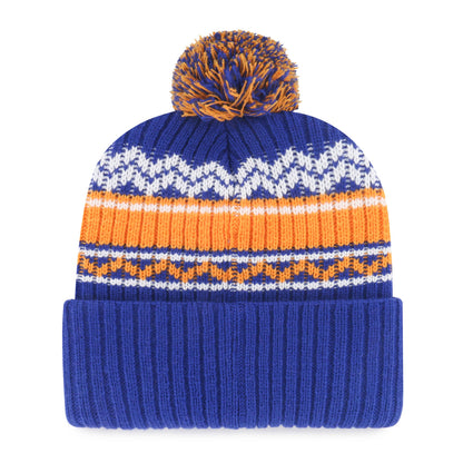 Youth '47 Brand Knicks Royal Polar Vortex Pom Cuff Knit - Back View