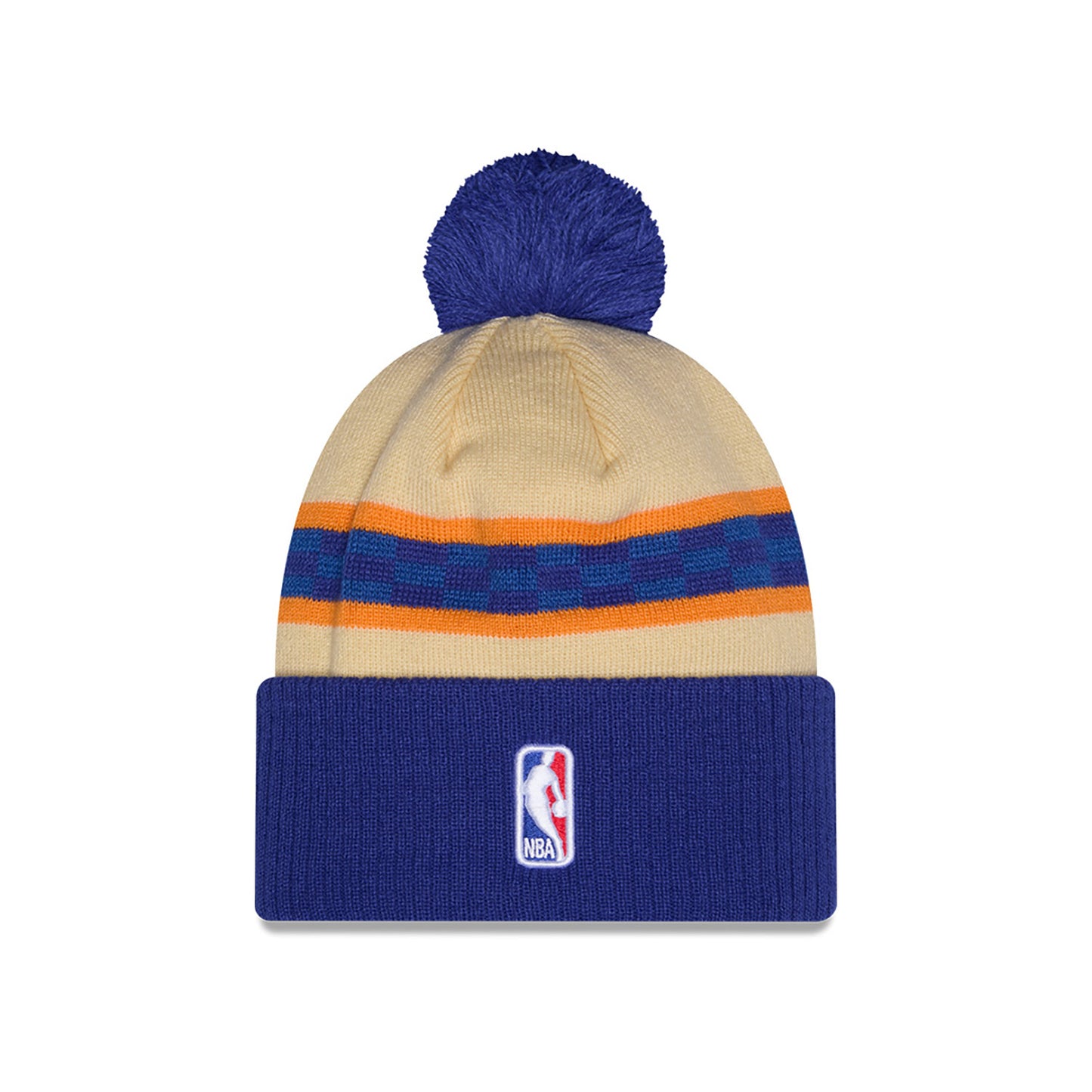 Youth New Era Knicks City Edition 25-26 Pom Knit - Back View