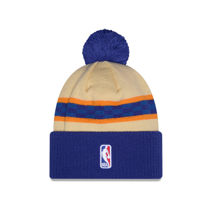Youth New Era Knicks City Edition 25-26 Pom Knit - Back View