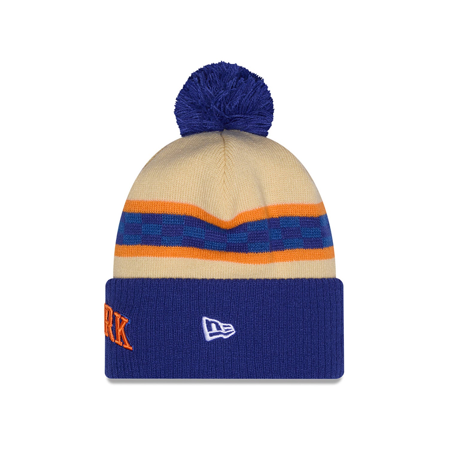 Youth New Era Knicks City Edition 25-26 Pom Knit - Side View