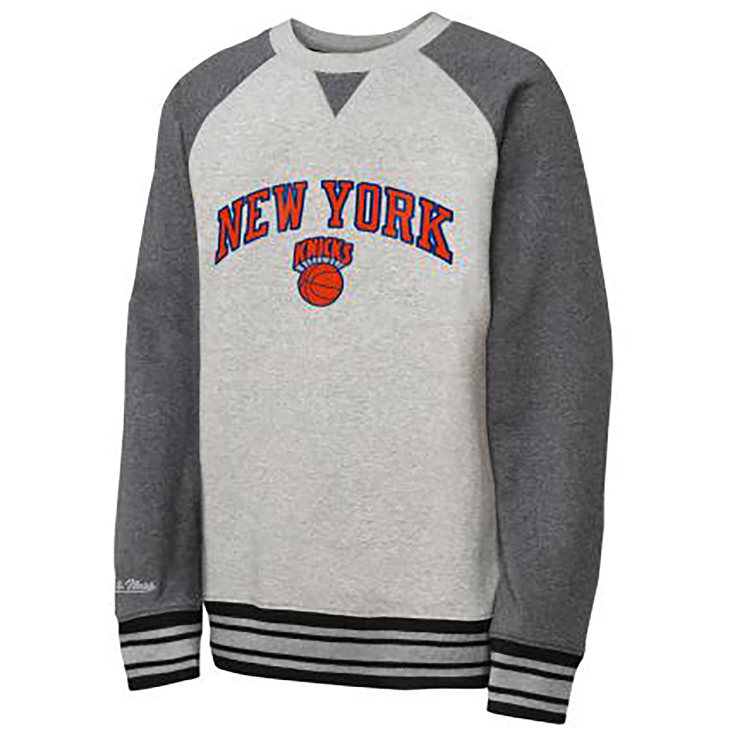 Youth Mitchell & Mess Knicks Legacy Collection Crew - Front View