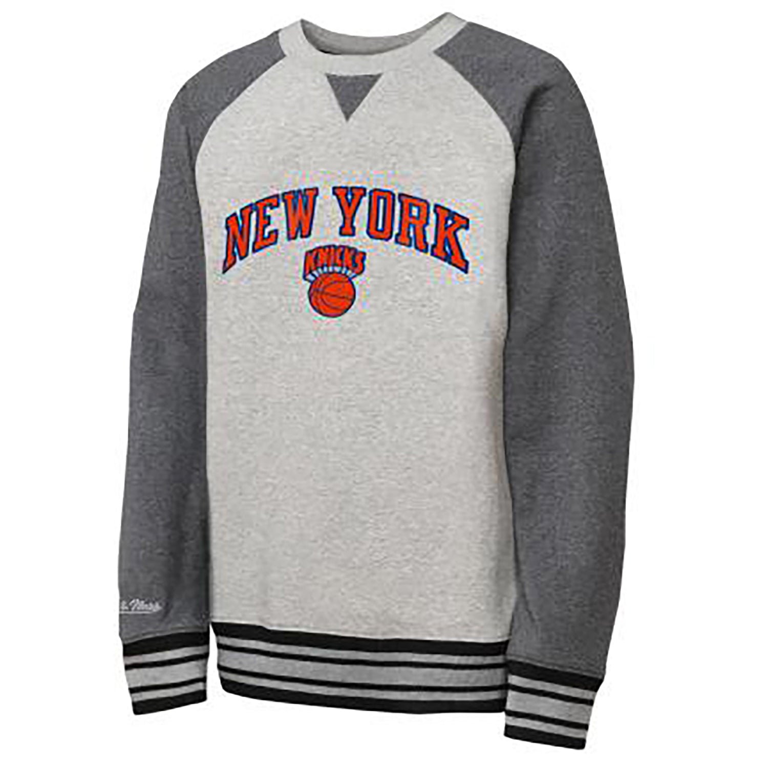 Youth Mitchell & Mess Knicks Legacy Collection Crew - Front View