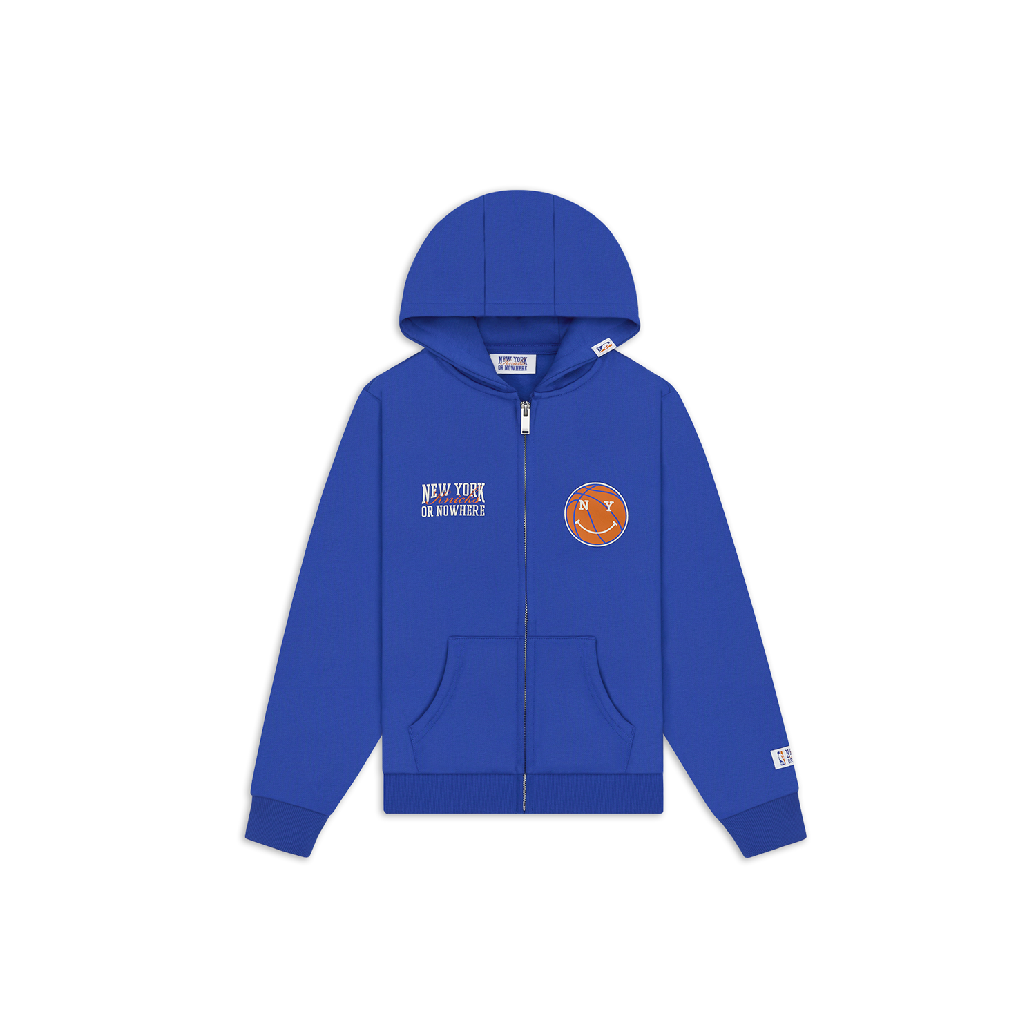 NYON x Knicks Kids Dream Team Zip Up Hoodie - Front View