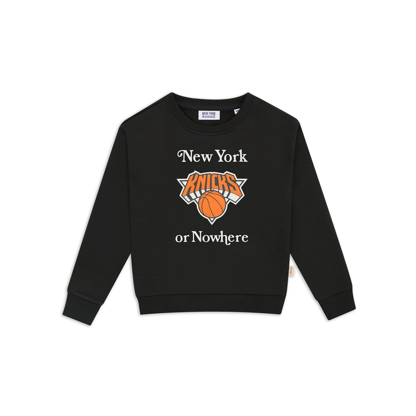 NYON x Knicks Kids Give & Go Crewneck - Front View