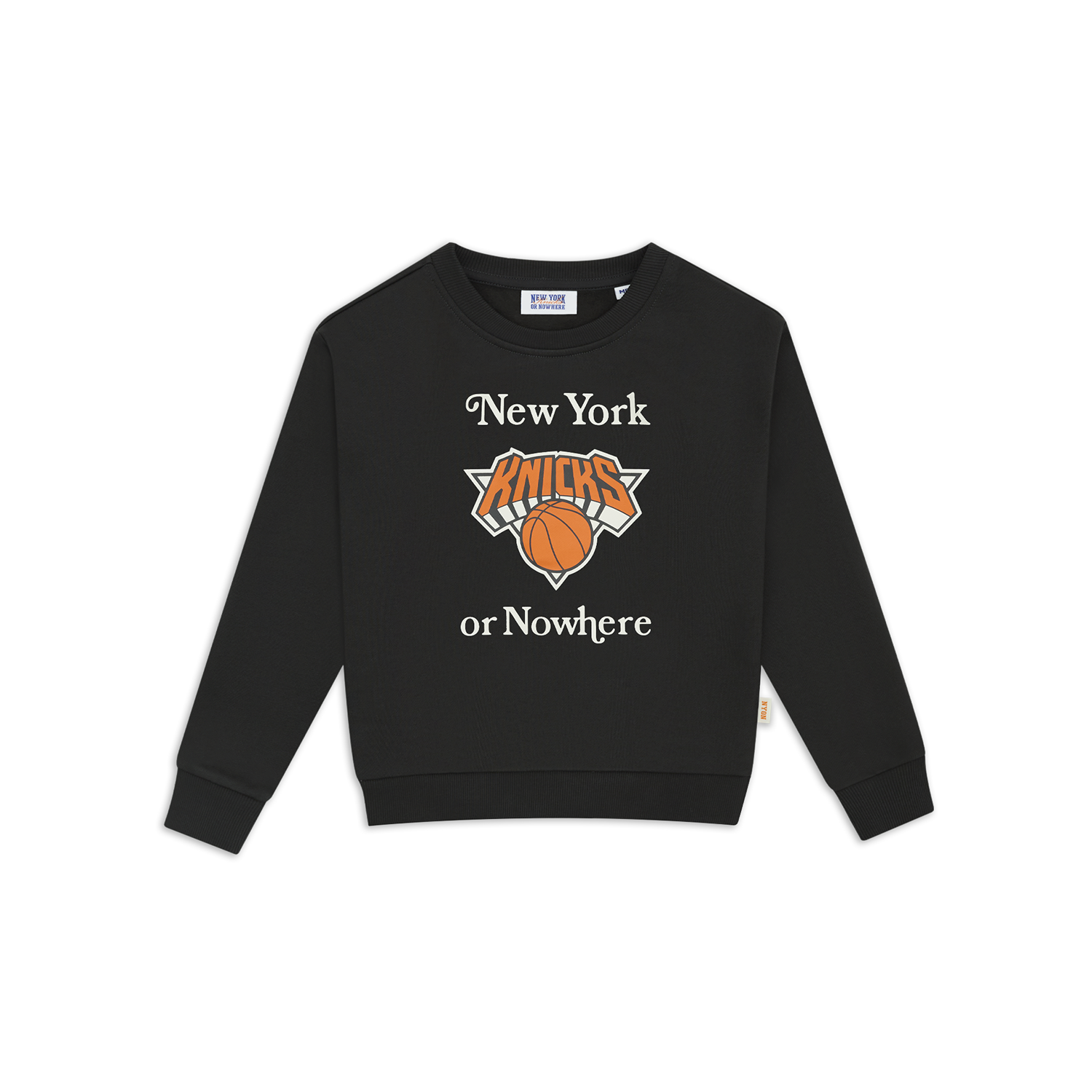 NYON x Knicks Kids Give & Go Crewneck - Front View