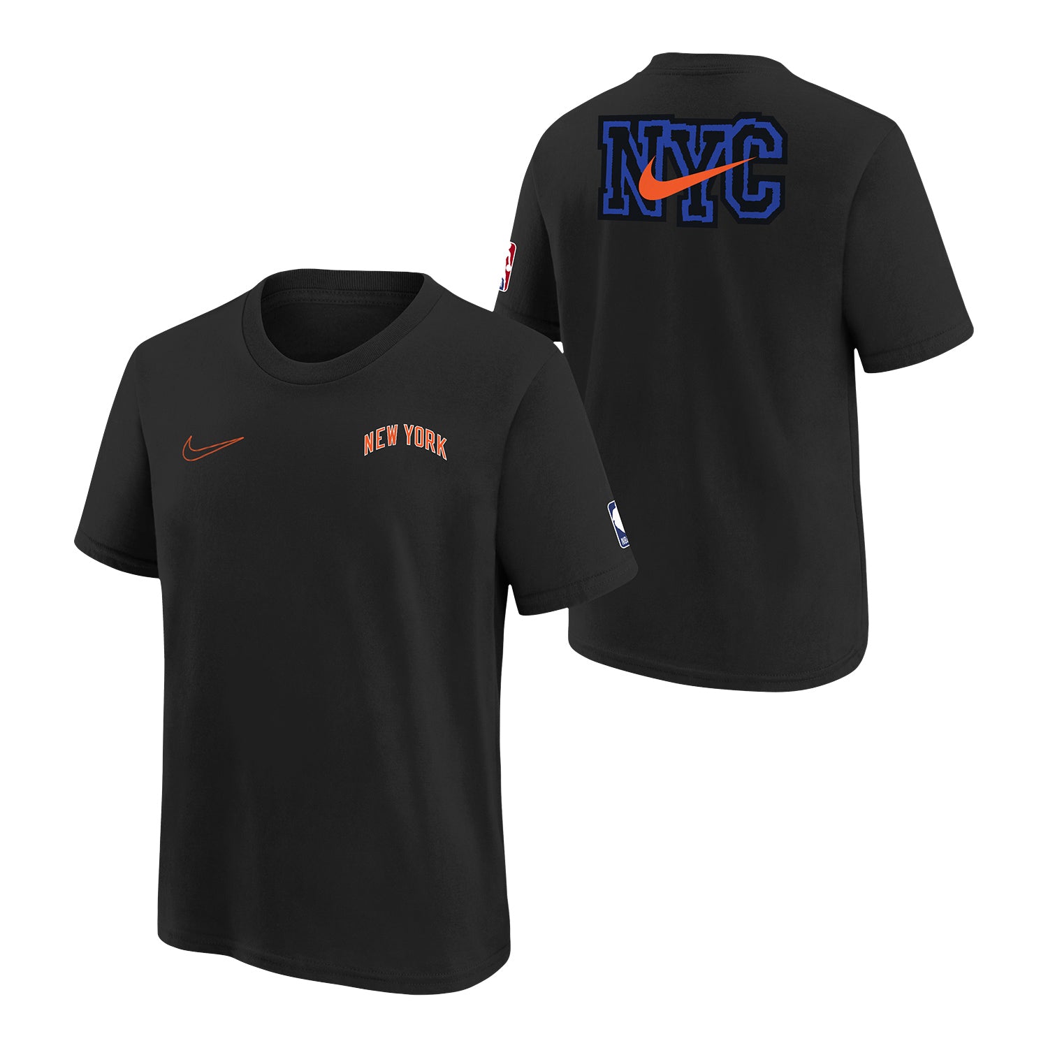 Youth City Edition 22-23 Courtside Max90 Tee In Black - Front & Back View