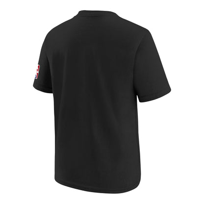 Youth City Edition 22-23 Warm Up Tee In Black - Back View