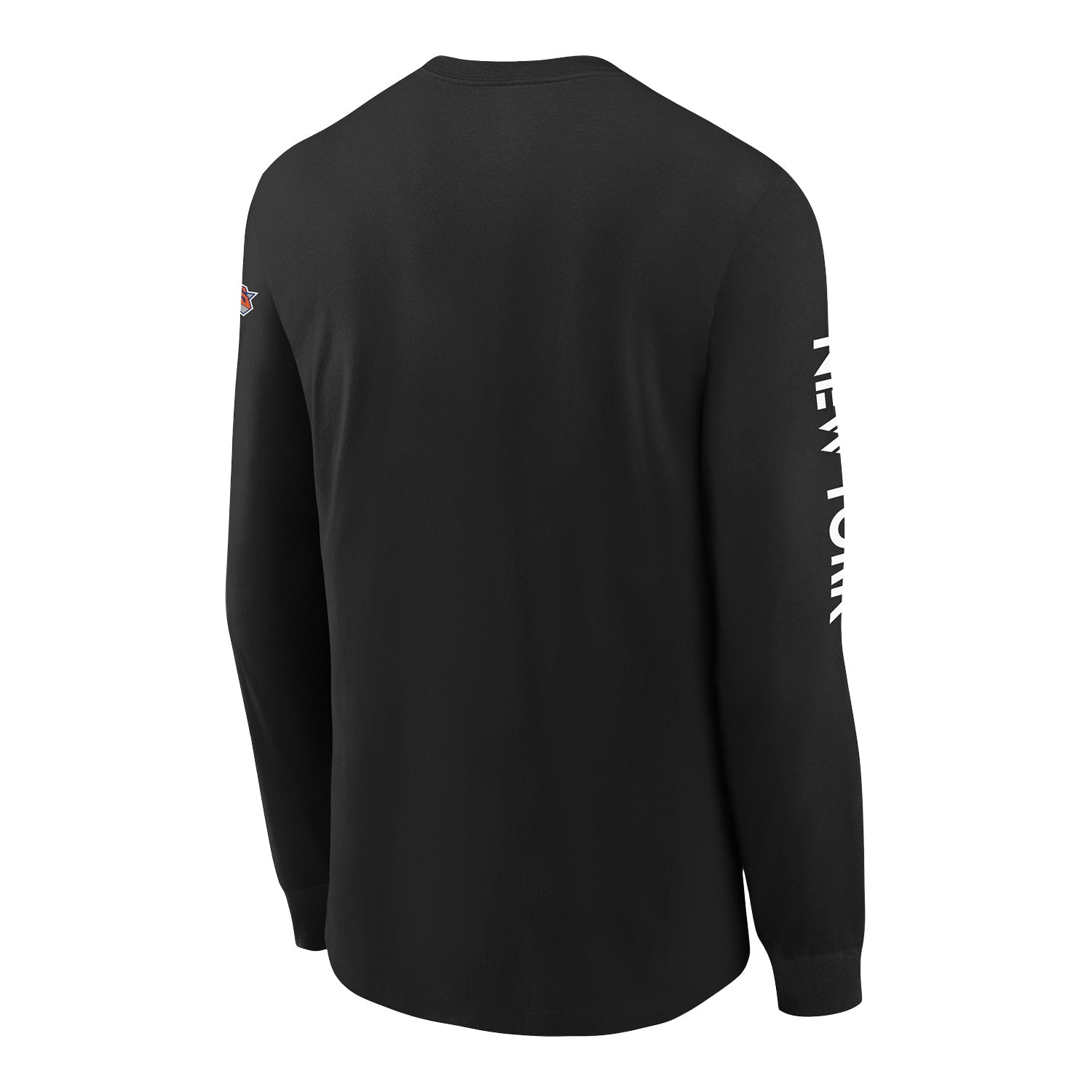 Youth Statement 22-23 Jordan Brand Courtside Max90 Long Sleeve Tee In Black - Back View