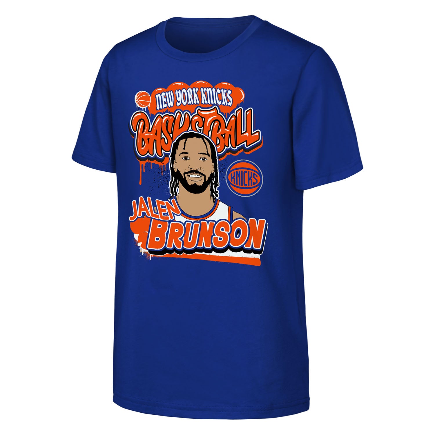 Youth Knicks Jalen Brunson Baller Tee - Front View