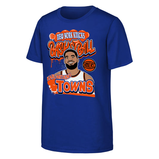 Youth Knicks Karl Anthony Towns Baller Tee - Front View