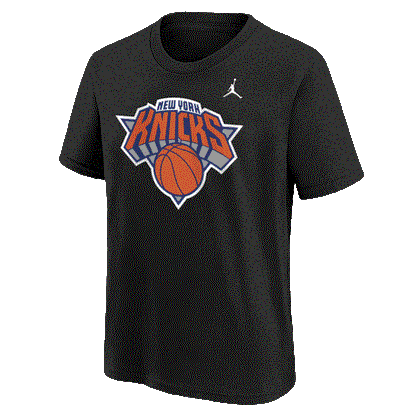 Youth Nike Knicks Statement Logo Tee - Front View
