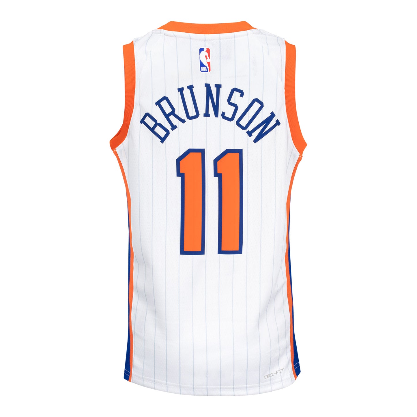 Youth 2024-25 Knicks Jalen Brunson CITY EDITION Jersey In White - Back View