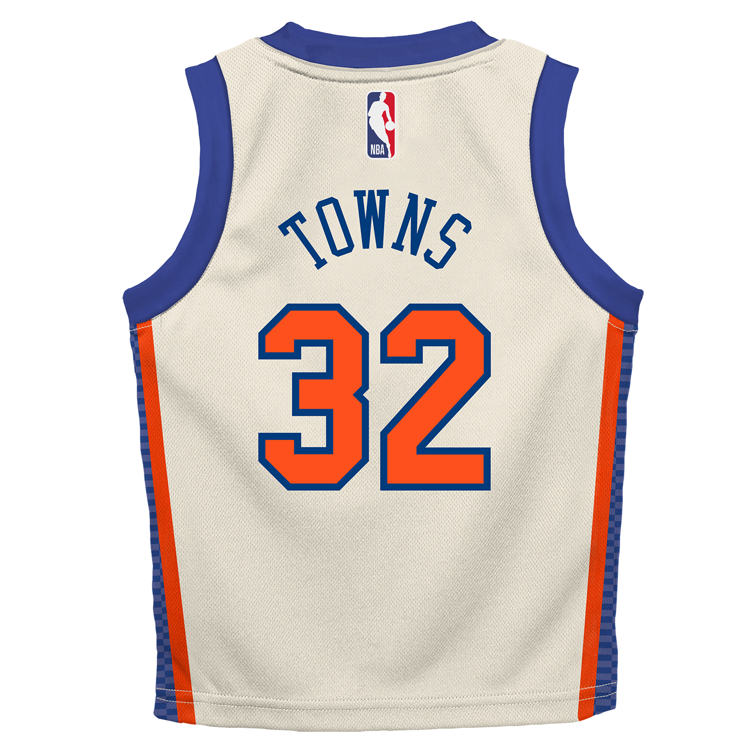 Kids 2025-26 Knicks Karl-Anthony Towns City Edition Jersey - Back View
