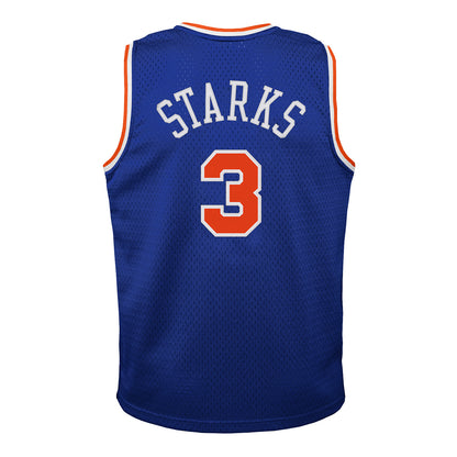 Mitchell & Ness Youth Knicks John Starks Swingman Jersey In Blue - Back View