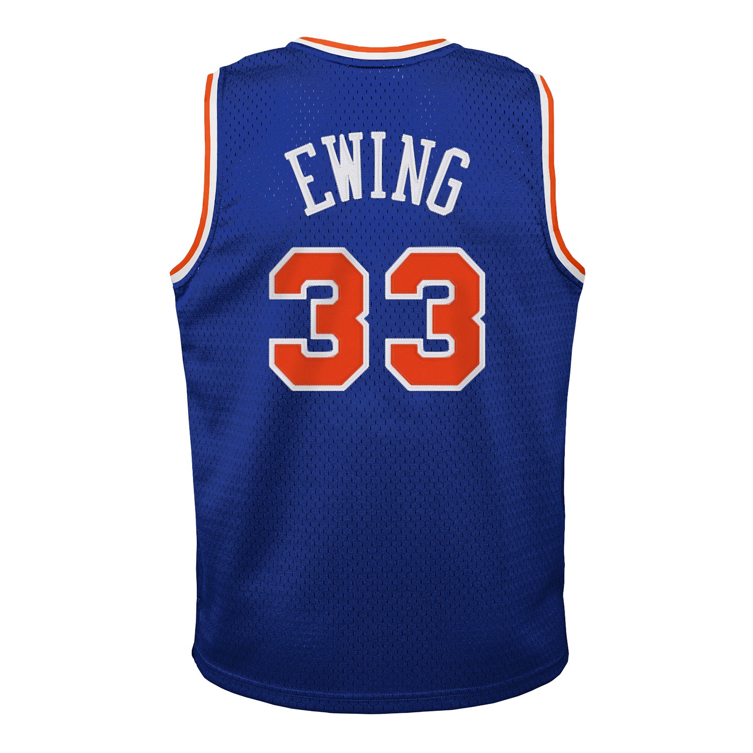 Mitchell & Ness Kids Knicks Patrick Ewing Swingman Jersey In Blue - Back View