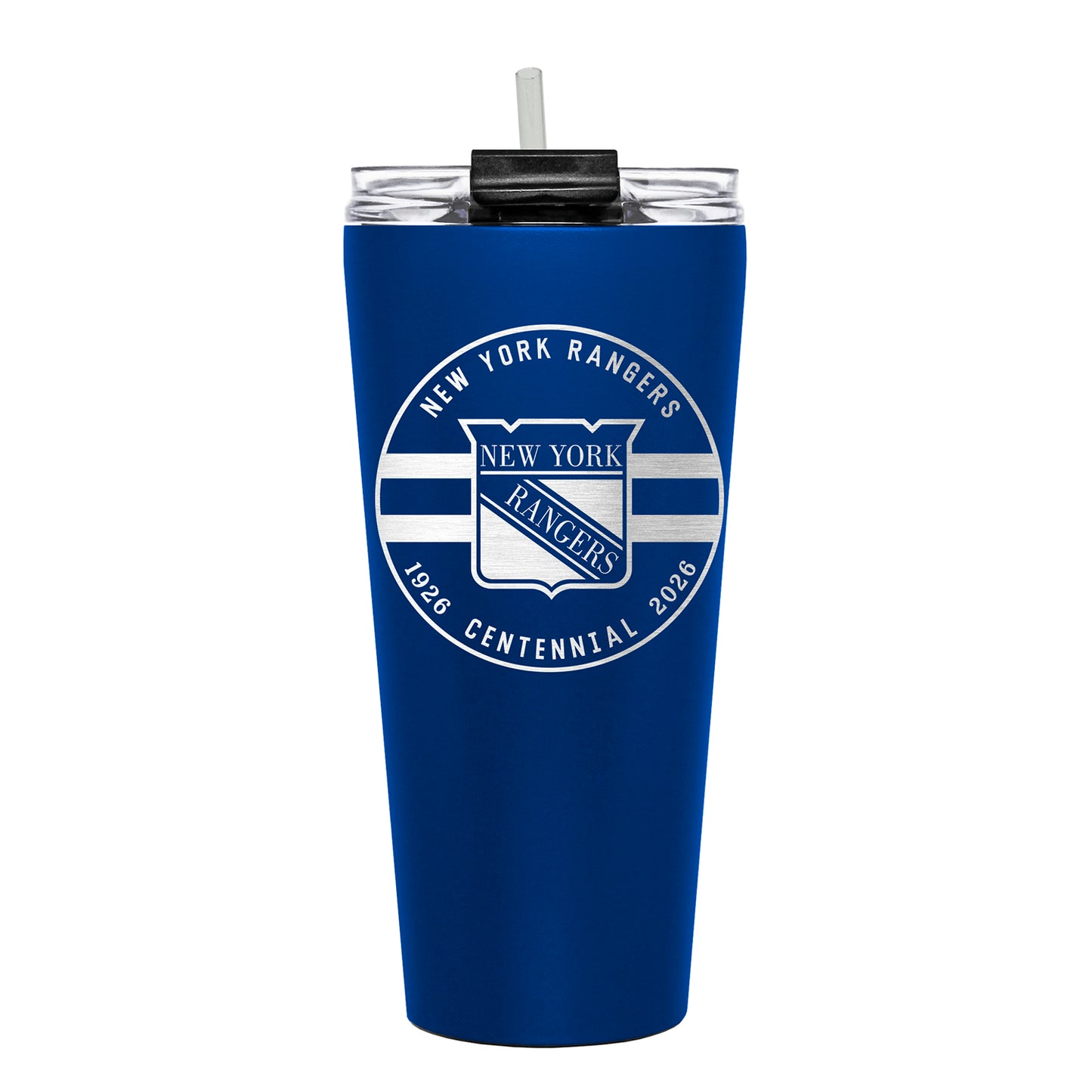 Great American Rangers Centennial Tumbler Cup with Straw - Front View