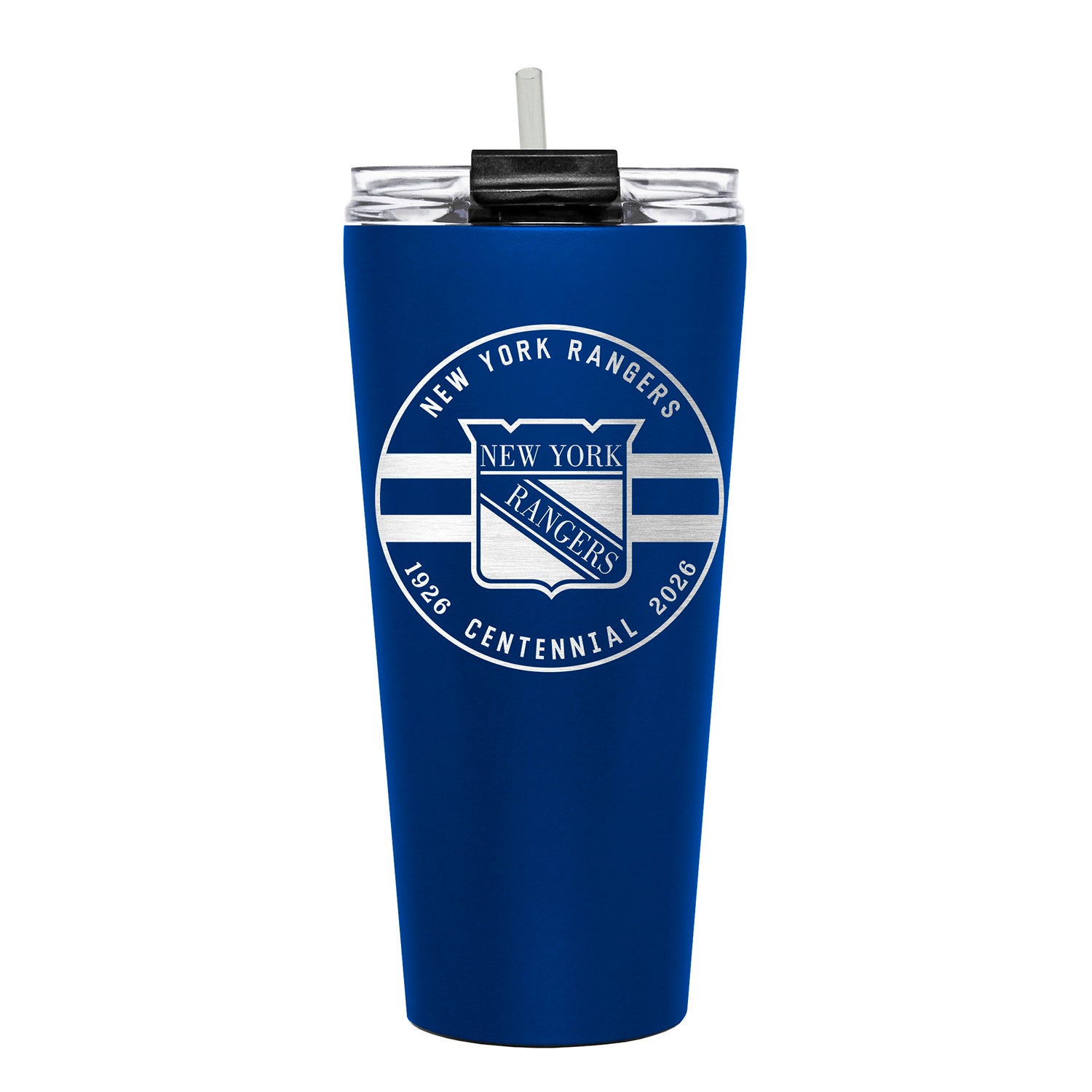 Great American Rangers Centennial Tumbler Cup with Straw - Front View