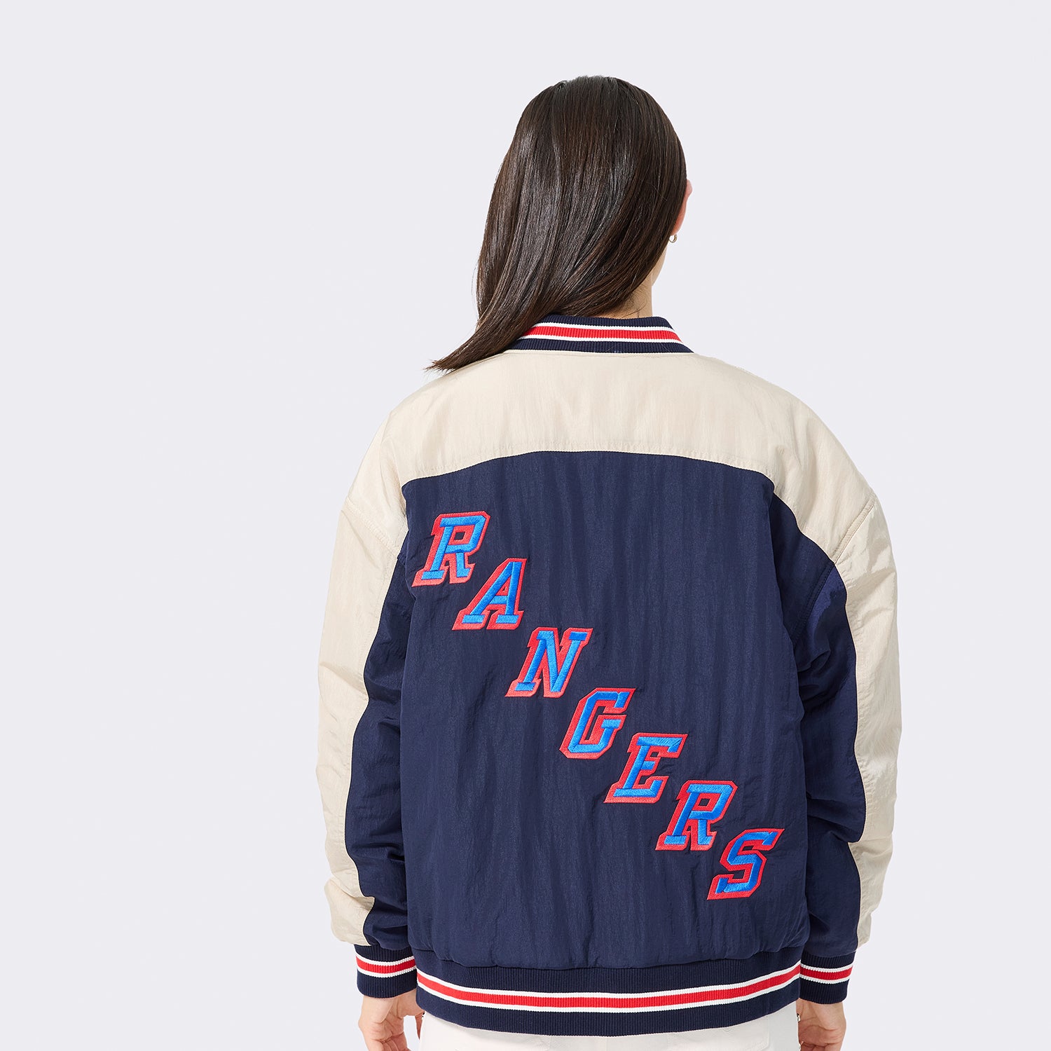 Terez Rangers Double Yoke Navy Bomber Jacket – Shop Madison Square