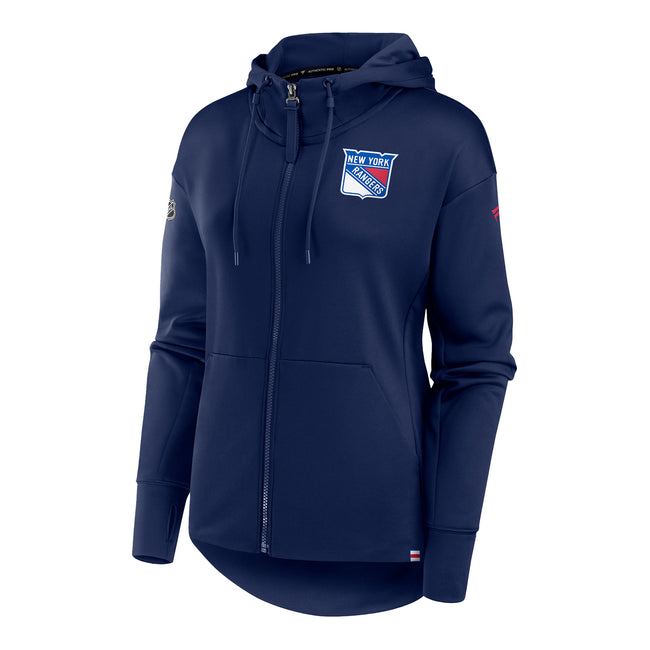 New York Rangers Fanatics Branded Authentic Pro Fleece Full Zip