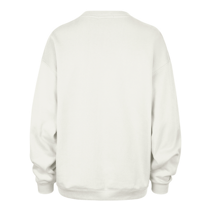 Women's 47 Brand Rangers Arch Cloud Oversized Crew - Back View