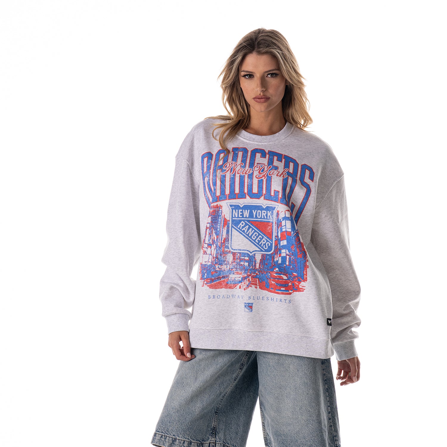 Wild Collective Rangers Distressed Graphic Crew - Front View