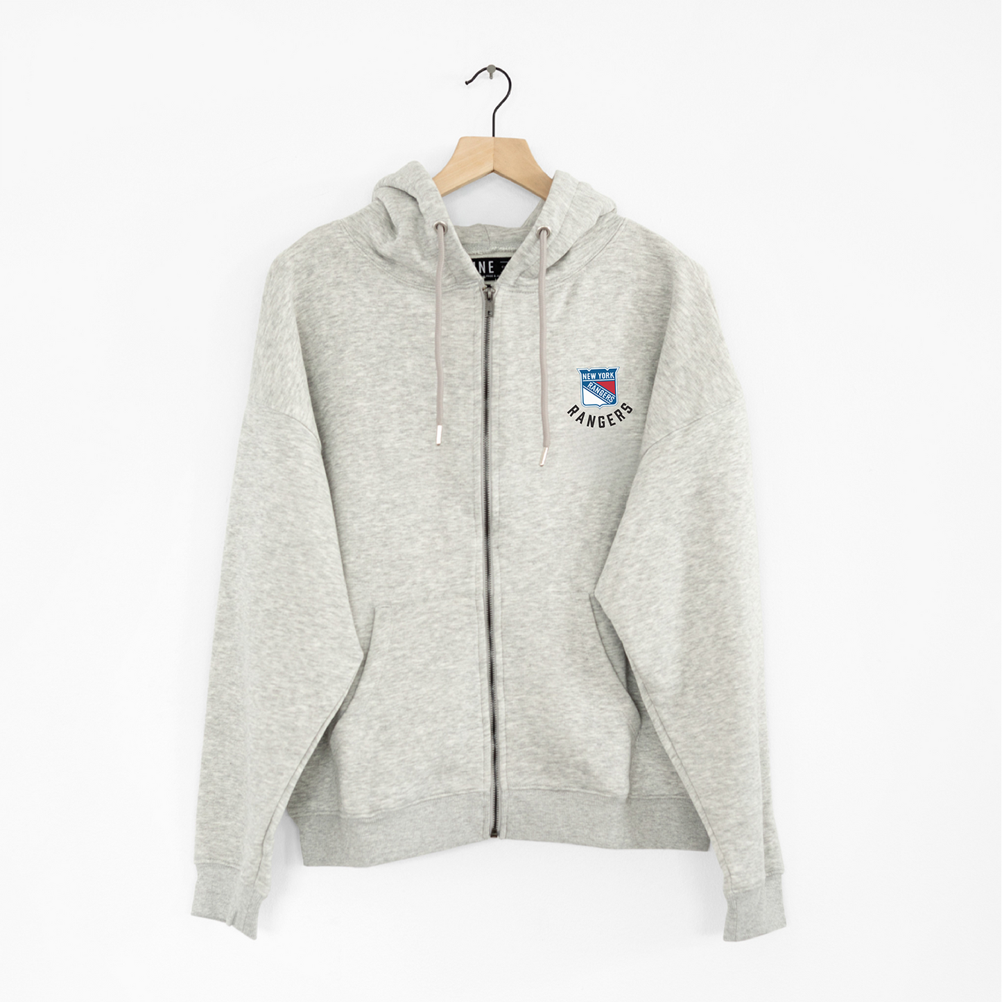 Women's Line Change Rangers Team Zip Up Hoodie - Front View