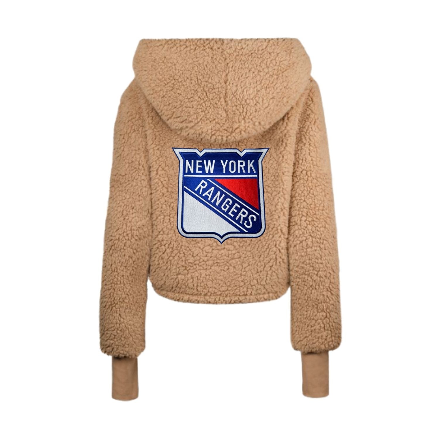 Jill Martin Rangers Cream Cropped Sherpa Lounger - Back View