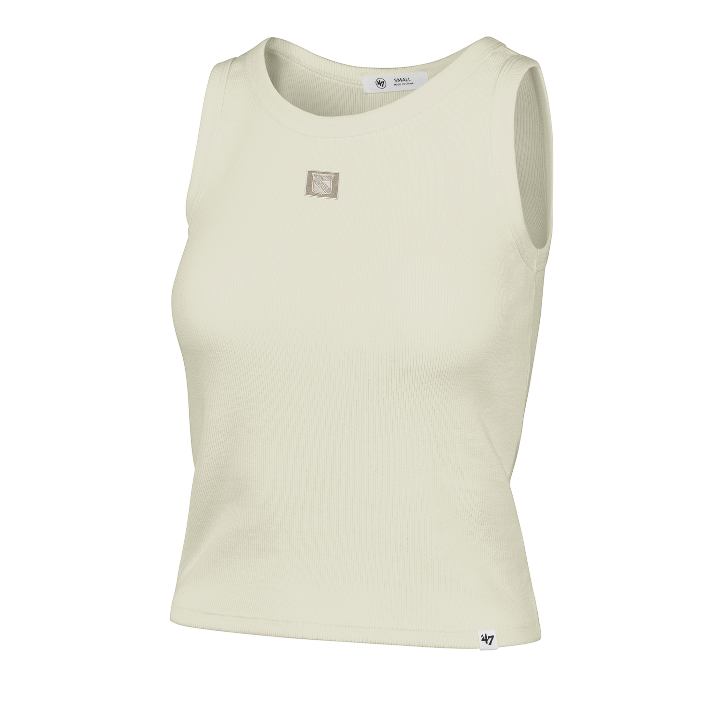 Women's 47 Brand Rangers Tranquility Baby Rib Tank - Front View