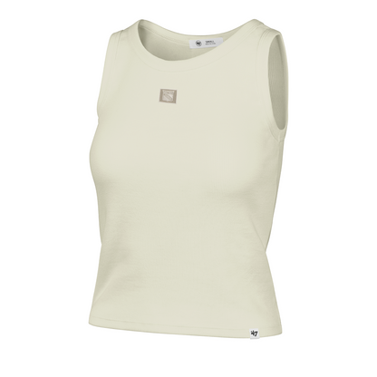 Women's 47 Brand Rangers Tranquility Baby Rib Tank - Front View