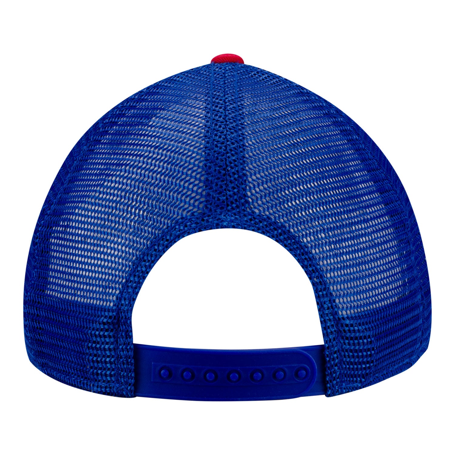 American Needle Rangers Sinclair Hat In Blue, Red & White - Back View