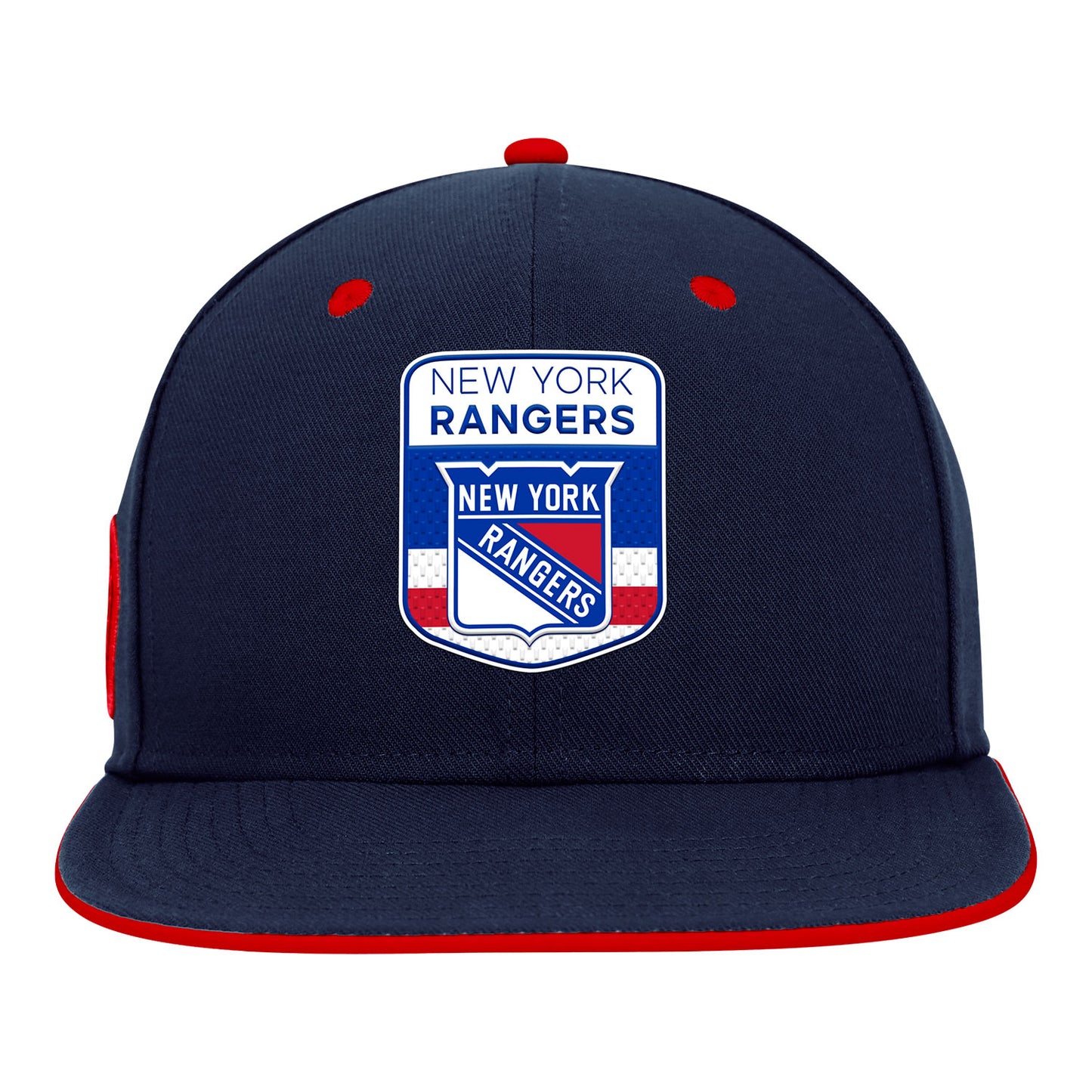 Fanatics Rangers 23 Authentic Pro Draft Snapback Hat - In Navy - Front View