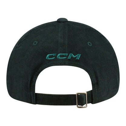 CCM Rangers Navy Cordoroy Slouch Hat - Back View