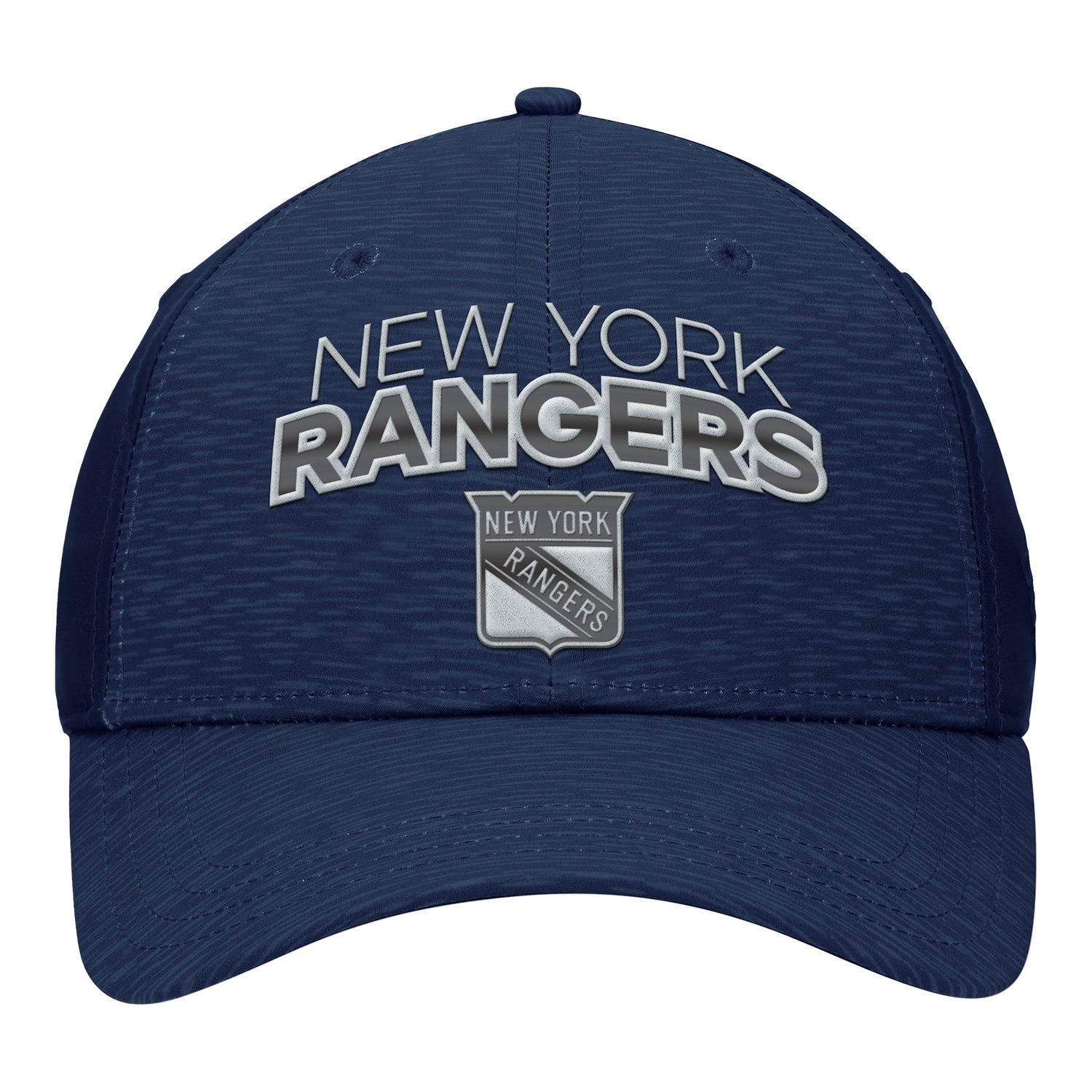 Fanatics Rangers 23-24 Authentic Pro Road Structured Stretch Hat - Front View