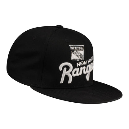 Starter Rangers "Black Ice" Flow Snapback - Angled Right View