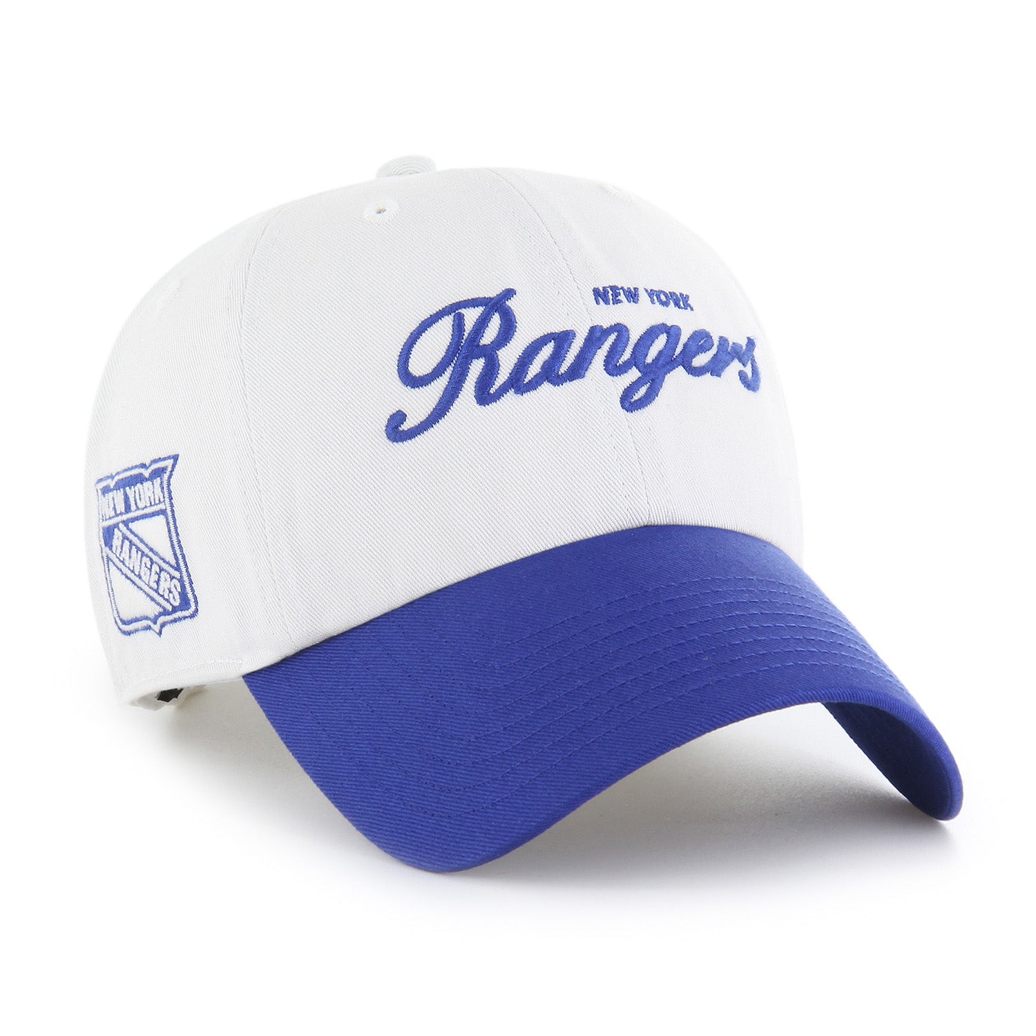 '47 Brand Rangers Sandstone/Royal Foundational Two-Tone Clean Up - Front Right View