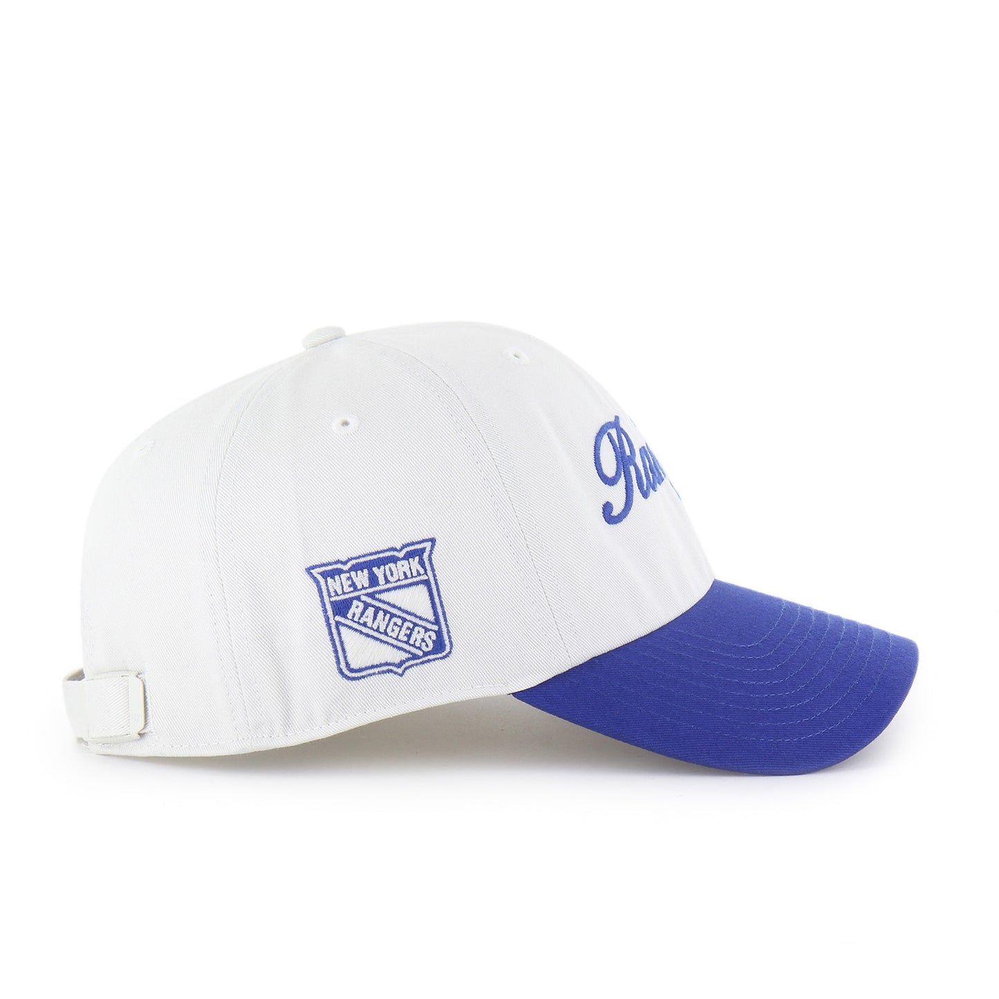 '47 Brand Rangers Sandstone/Royal Foundational Two-Tone Clean Up - Side View