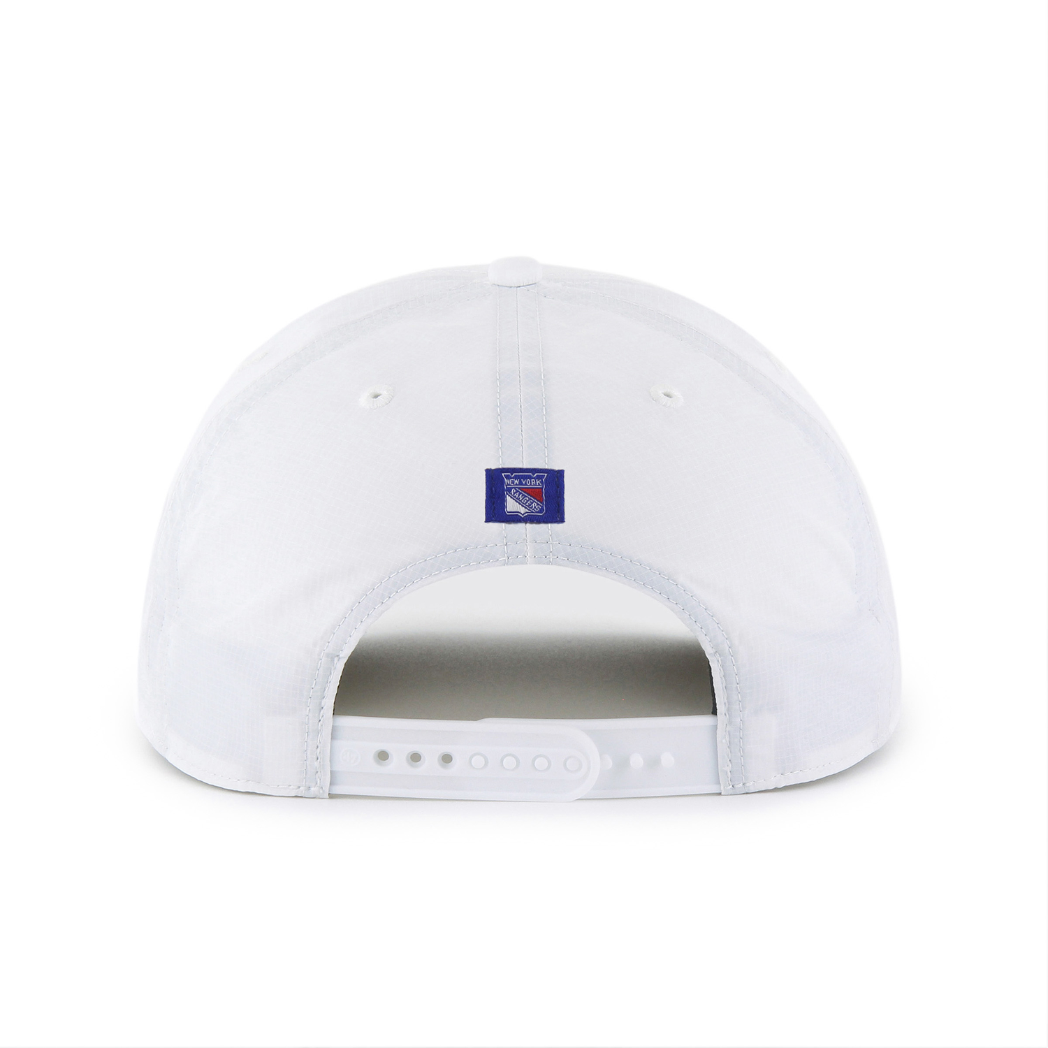 47 Brand Rangers White BRRR Fairway Hitch Snapback - Back View